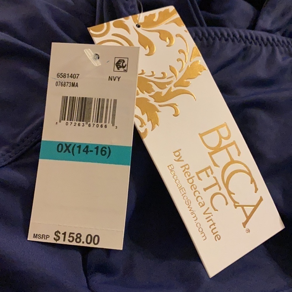 Becca Navy Color Code One Piece Swimsuit - Picture 8 of 10